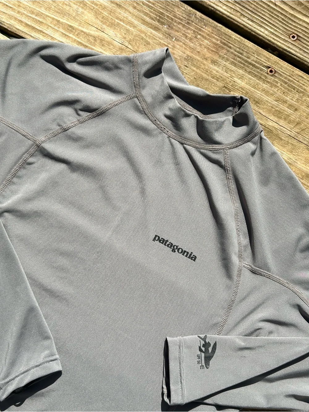Patagonia Men's Long-Sleeve Rash Guard - Gray